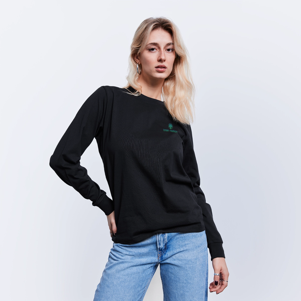 SHIFTS DRY Unisex Organic Longsleeve Shirt - black