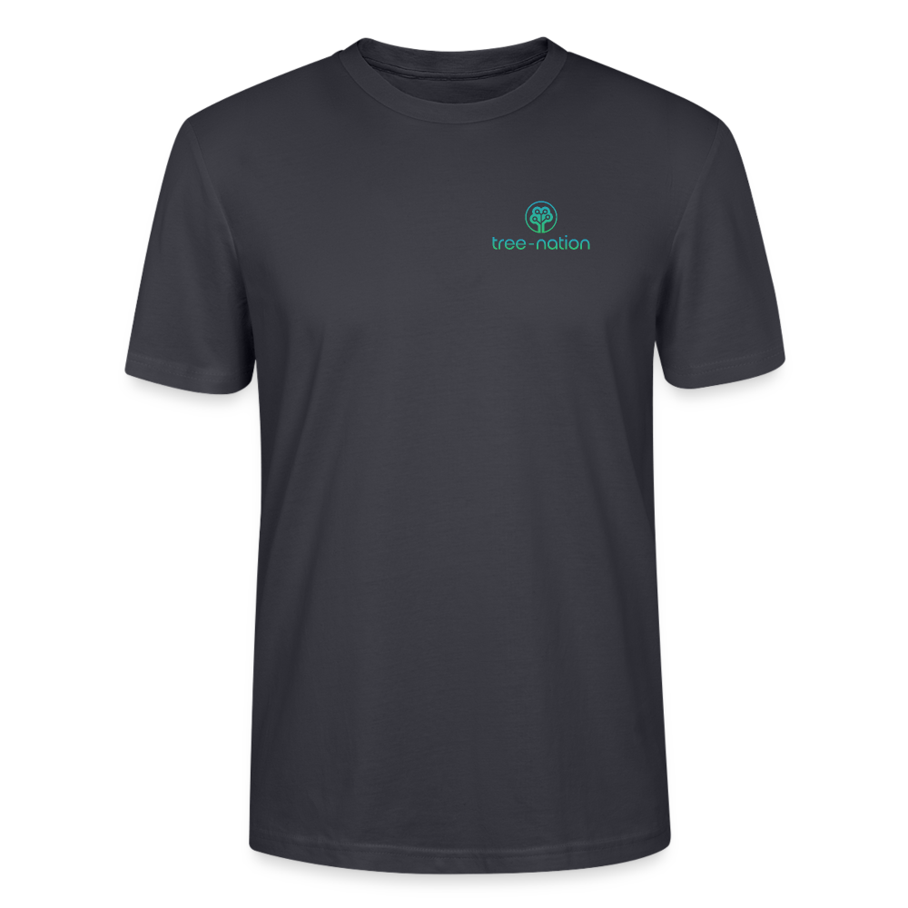 Organic Logo T-Shirt + 10 trees - India Ink Grey
