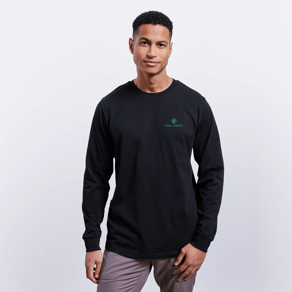 SHIFTS DRY Unisex Organic Longsleeve Shirt - black