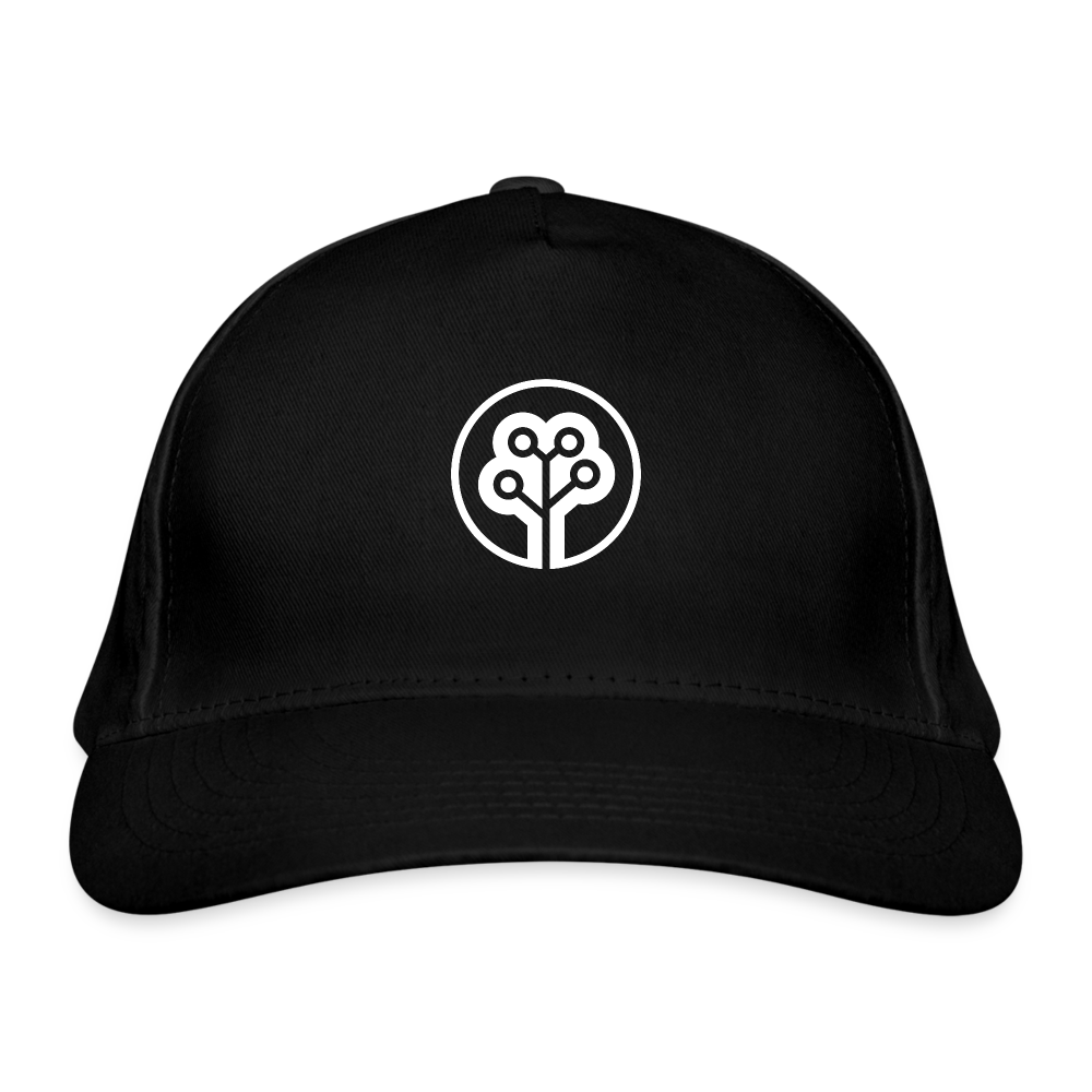 Organic Baseball Cap + 10 trees - black