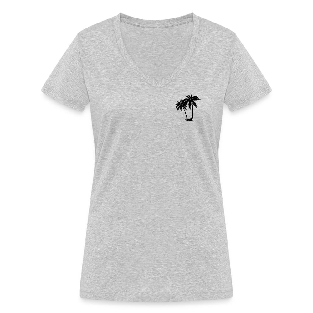 Organic V-Neck T-Shirt by Stanley & Stella - heather grey