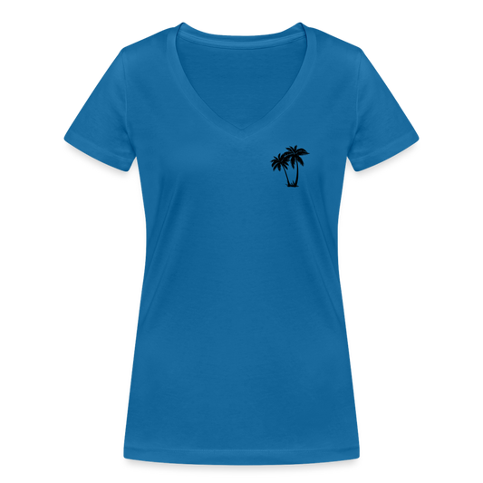 Organic V-Neck T-Shirt by Stanley & Stella - peacock-blue