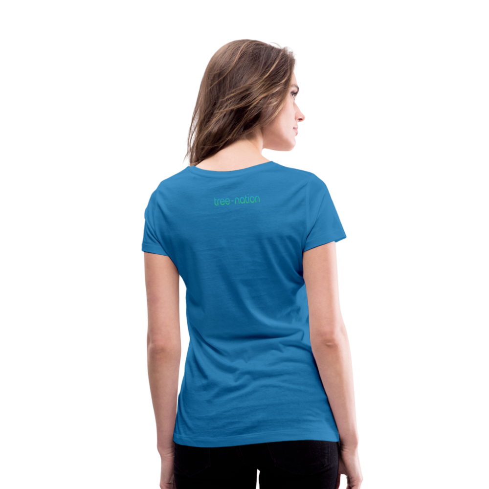 Organic V-Neck T-Shirt by Stanley & Stella - peacock-blue
