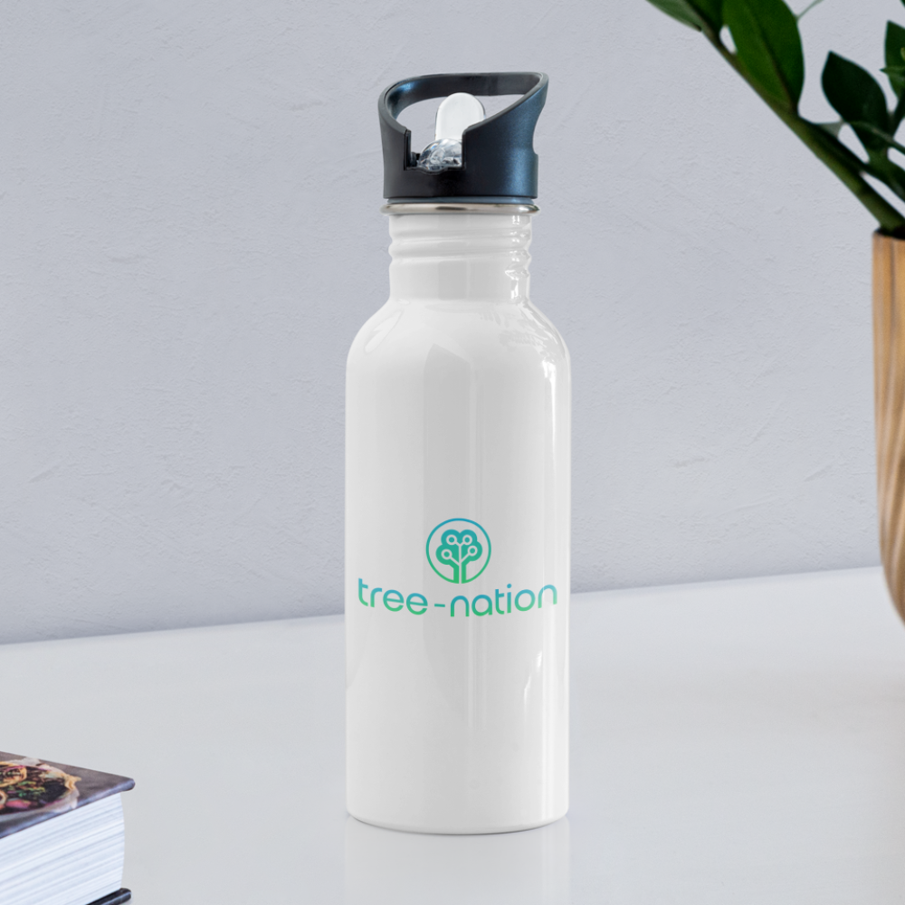 Water Bottle + 10 trees - white