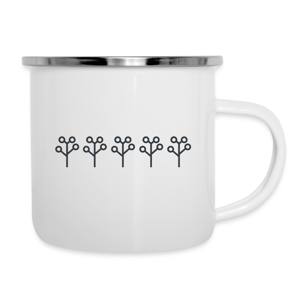 Camper Mug + 10 trees - white