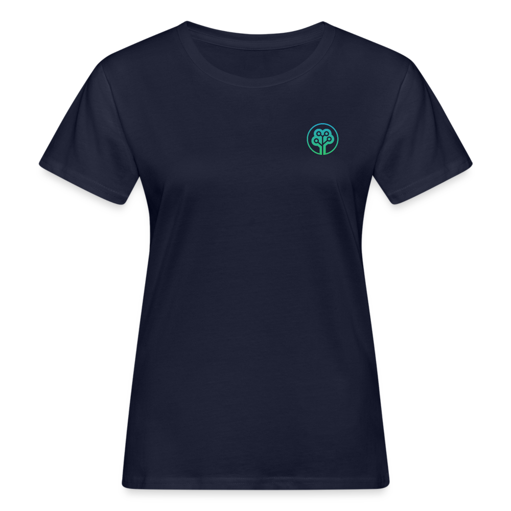 Logo Women Organic T-Shirt + 10 trees - navy