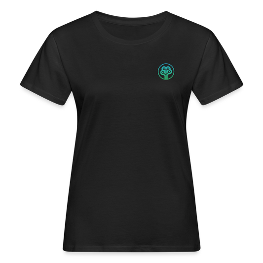 Women's Organic Logo T-Shirt + 10 trees - black