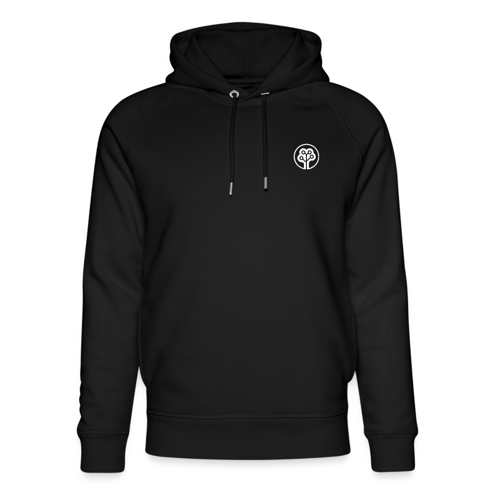 Unisex Logo All-Black Hoodie + 10 trees - black