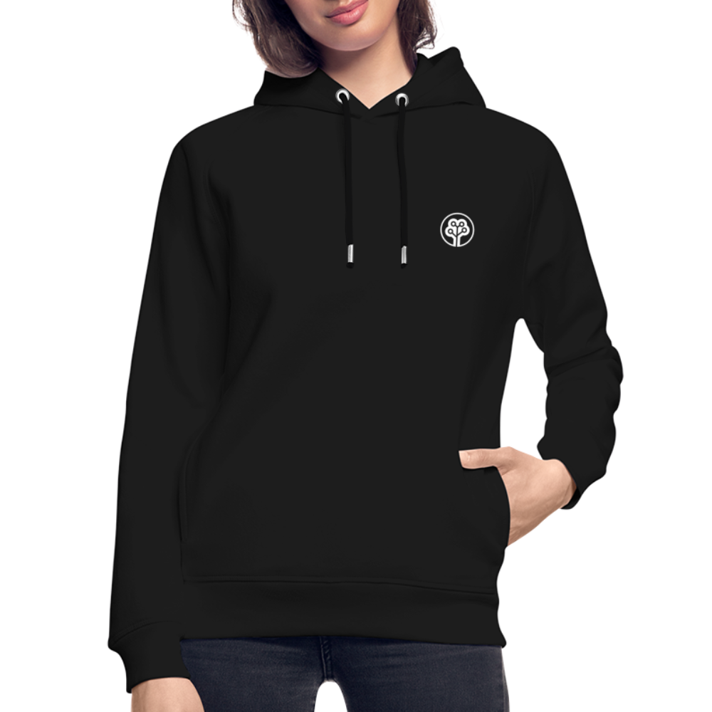 Unisex Logo All-Black Hoodie + 10 trees - black