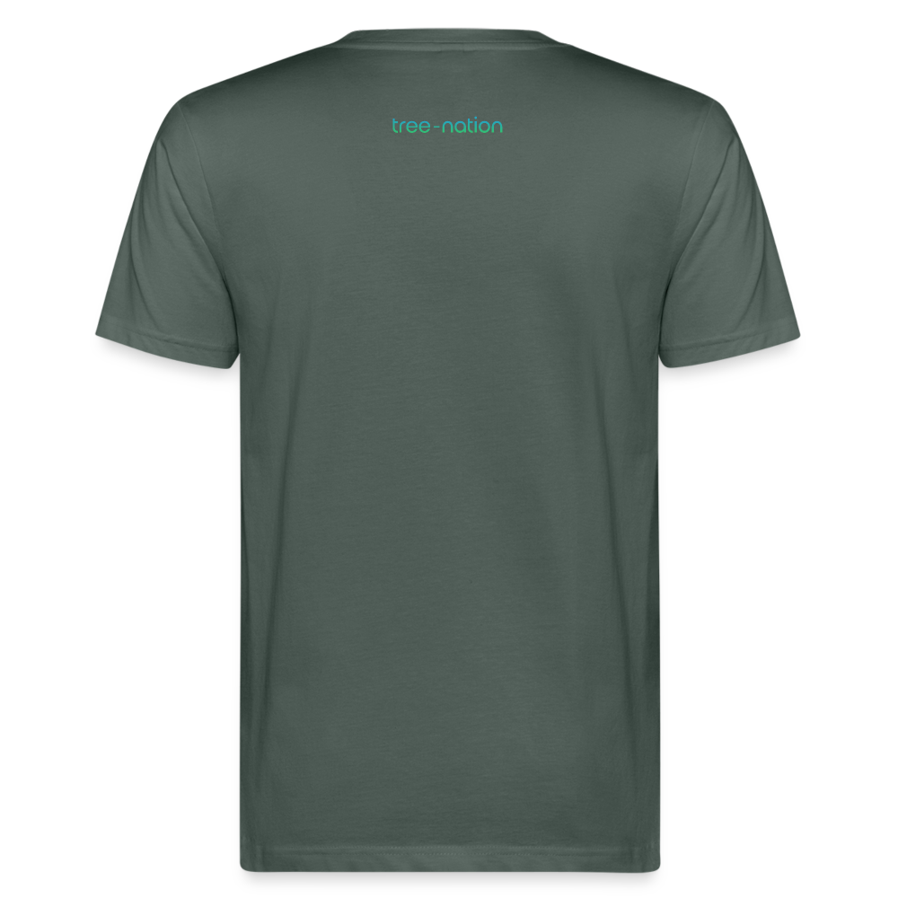 Men's Organic Logo T-Shirt + 10 trees - grey-green
