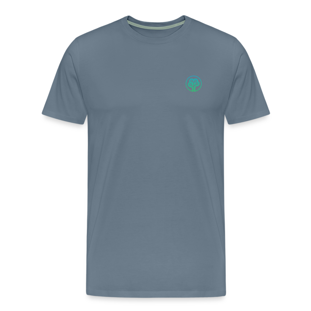 Logo T-Shirt + 10 trees - steel blue