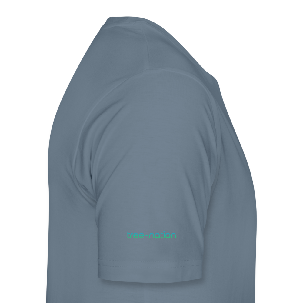 Logo T-Shirt + 10 trees - steel blue