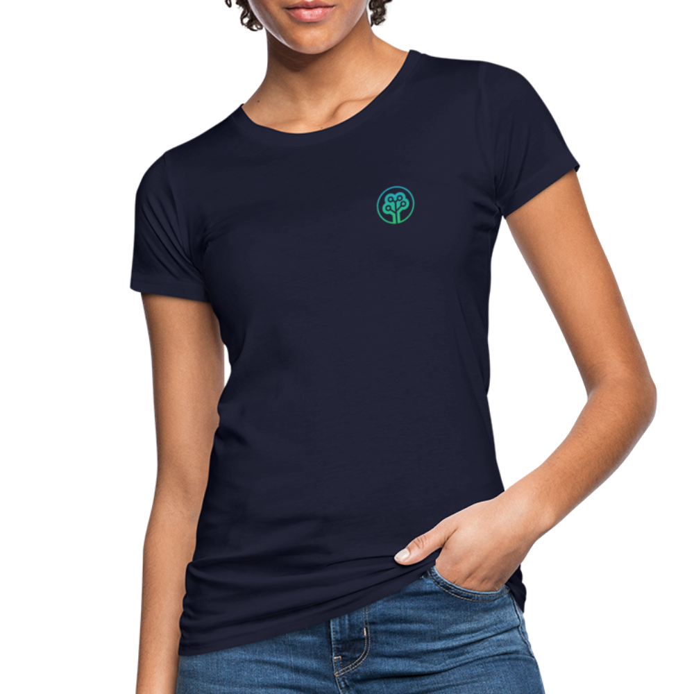 Logo Women Organic T-Shirt + 10 trees - navy