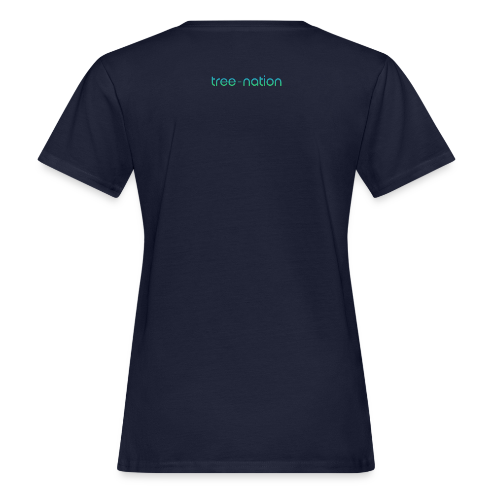 Logo Women Organic T-Shirt + 10 trees - navy