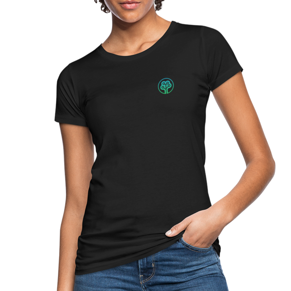 Women's Organic Logo T-Shirt + 10 trees - black