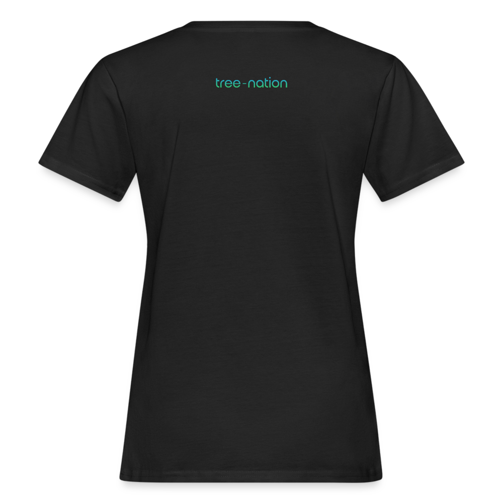 Women's Organic Logo T-Shirt + 10 trees - black